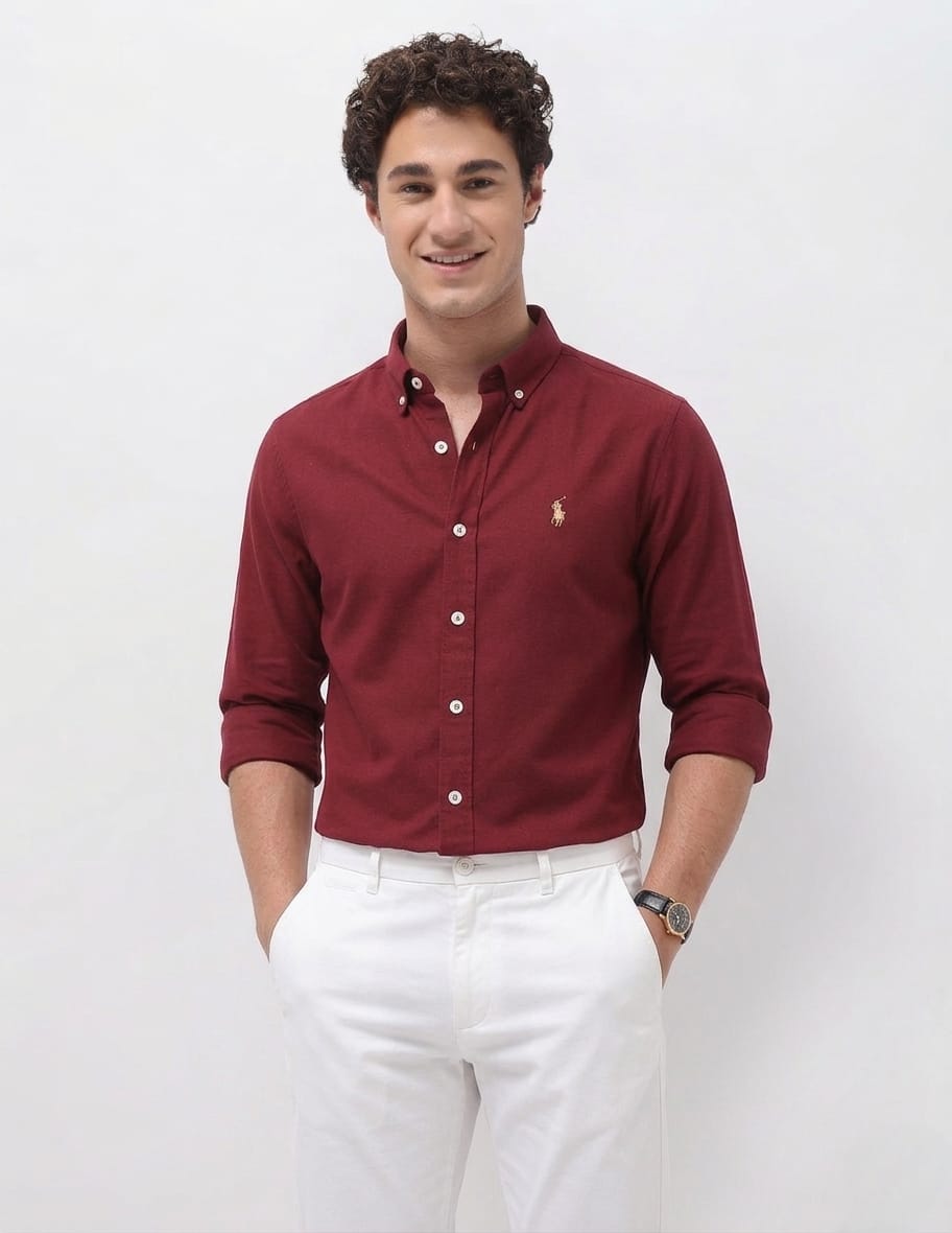 Premium Quality Shirt™  Maroon color